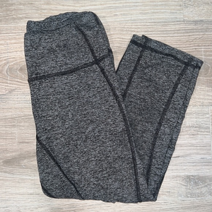 Pink lotus grey and black heathered leggings yoga‎ gym pants
